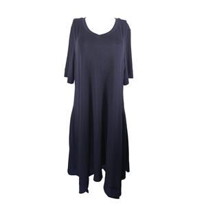 LOGO Lounge By Lori Goldstein Black Pockets Closet Staple Women's Dress XL